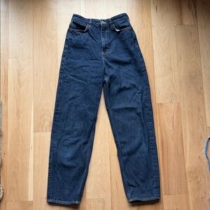 COS High-Rise Dark Blue Tapered Leg Jeans